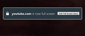No fullscreen video nagging